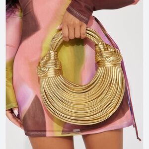 Gold metallic Bag